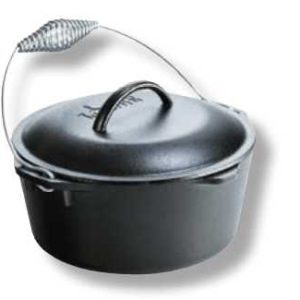 Forno olandese 6,62 lt con maniglia Lodge&Seasoned