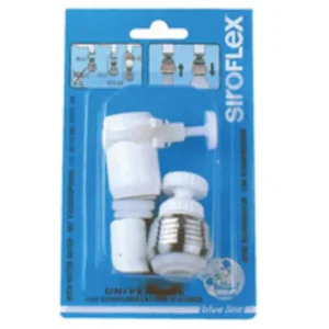 Rompigetto aereatore doccia cromato bianco 100lg46 Siroflex